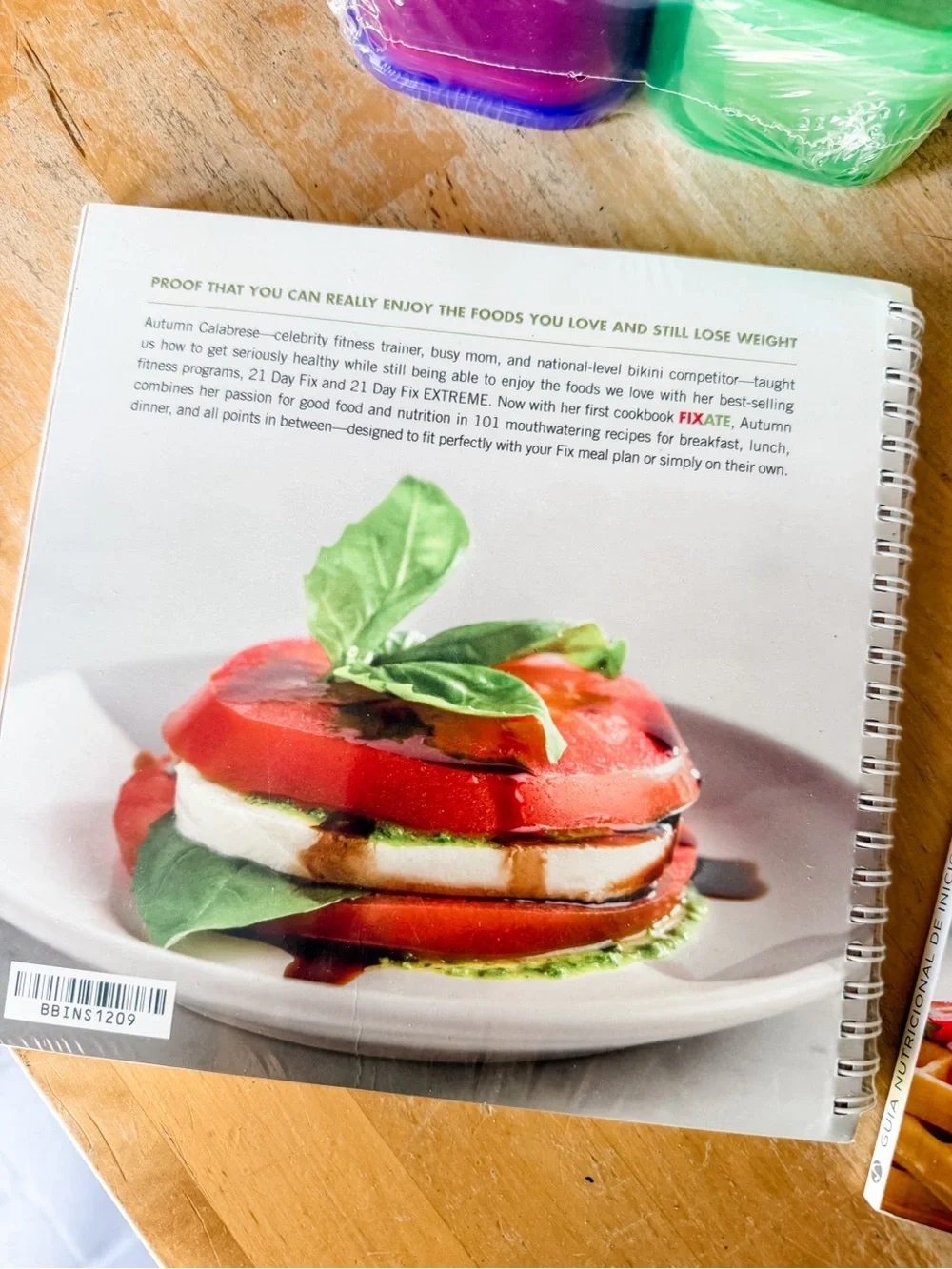 Beachbody Fixate Cookbook + Containers